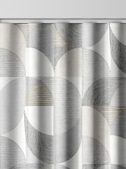 Graham & Brown Natural Taupe Stitch Craze Made to Measure Curtains - Image 7 of 8