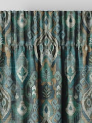 Graham & Brown Midnight Blue Daraee Tapestry Made to Measure Curtains - Image 5 of 8