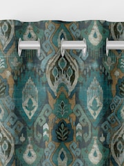 Graham & Brown Midnight Blue Daraee Tapestry Made to Measure Curtains - Image 6 of 8