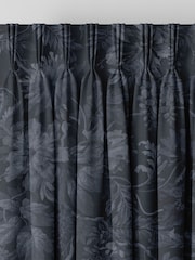 Graham & Brown Navy Blue Enzia Made to Measure Curtains - Image 2 of 8