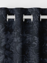 Graham & Brown Navy Blue Enzia Made to Measure Curtains - Image 6 of 8