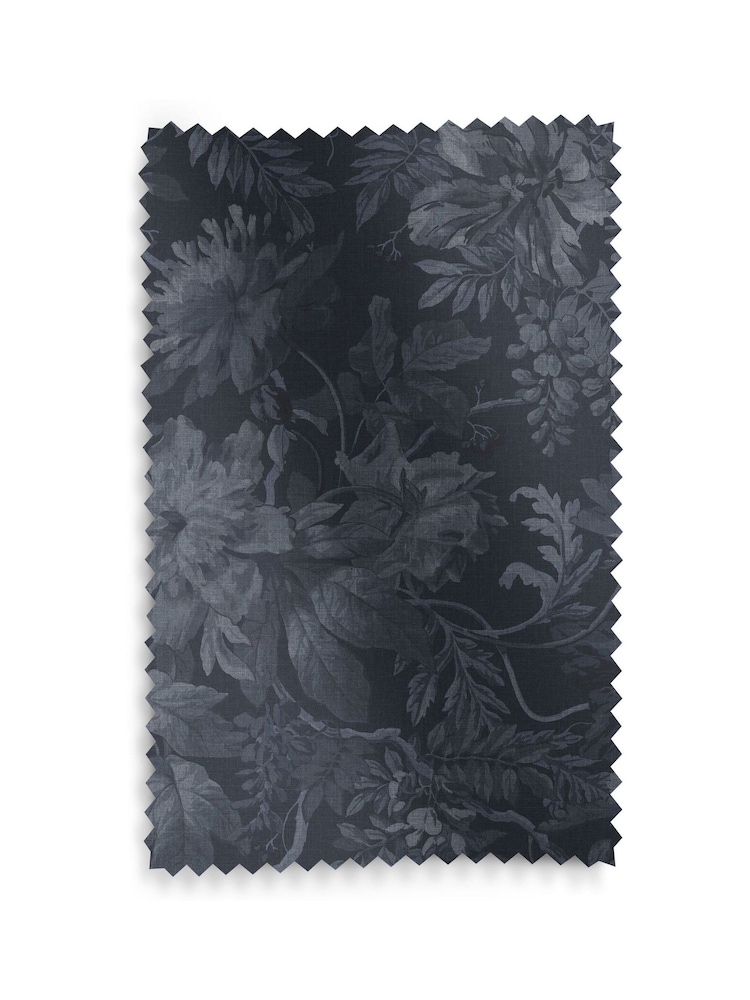 Graham & Brown Navy Blue Enzia Made to Measure Curtains - Image 8 of 8