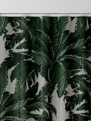 Graham & Brown Pearl White Faux Daintree Made to Measure Curtains - Image 7 of 8