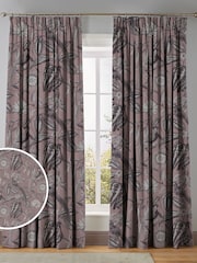 Graham & Brown Mulberry Purple Amhersts Garden Made to Measure Curtains - Image 1 of 8