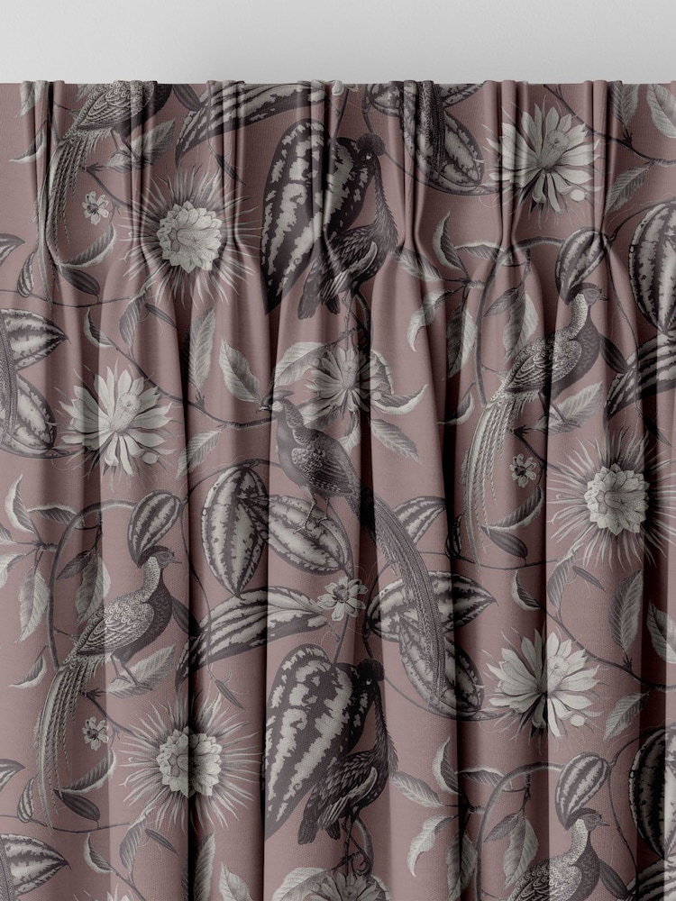 Graham & Brown Mulberry Purple Amhersts Garden Made to Measure Curtains - Image 2 of 8