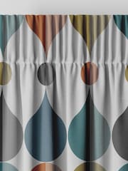 Graham & Brown White Carnival Coronation Craze Made to Measure Curtains - Image 5 of 8