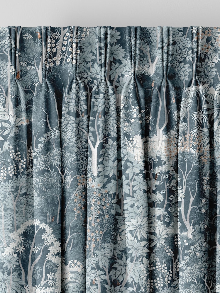 Graham & Brown Porcelain Natural New Eden Made to Measure Curtains - Image 2 of 8