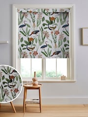 Graham & Brown White Glasshouse Made to Measure Roller Blinds - Image 1 of 5