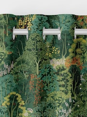 Graham & Brown Emerald Green New Eden Made to Measure 100% Cotton Curtains - Image 6 of 8