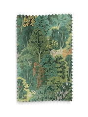 Graham & Brown Emerald Green New Eden Made to Measure 100% Cotton Curtains - Image 8 of 8