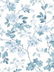 Laura Ashley Blue Yewland 10M Wallpaper - Image 3 of 4