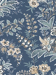 Laura Ashley Blue Marlbrook 10M Wallpaper - Image 3 of 4