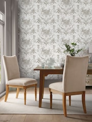 Laura Ashley Grey Tuilieries 10M Wallpaper - Image 1 of 4