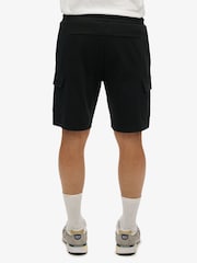 Superdry Black Tech Logo Cargo Shorts - Image 2 of 7
