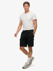 Superdry Black Tech Logo Cargo Shorts - Image 5 of 7