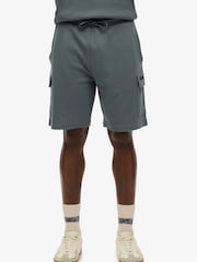 Superdry Blue Tech Logo Cargo Shorts - Image 1 of 7