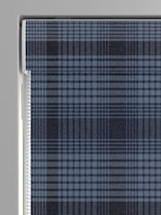 Graham & Brown Blue Heritage Plaid Made to Measure 100% Cotton Roman Blind - Image 4 of 5
