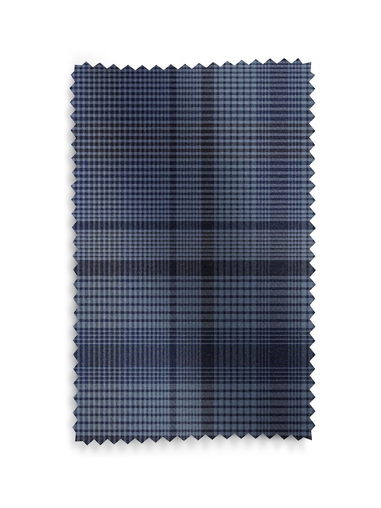Graham & Brown Blue Heritage Plaid Made to Measure 100% Cotton Roman Blind - Image 5 of 5