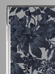 Graham & Brown Ink Blue Enzia Made to Measure 100% Cotton Roman Blind - Image 4 of 5