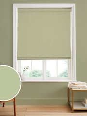 Graham & Brown Green Viridis Made to Measure 100% Cotton Roman Blind - Image 1 of 5