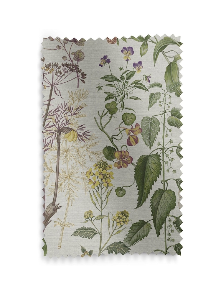 Graham & Brown Sage Green Edulis Made to Measure 100% Cotton Roman Blind - Image 5 of 5