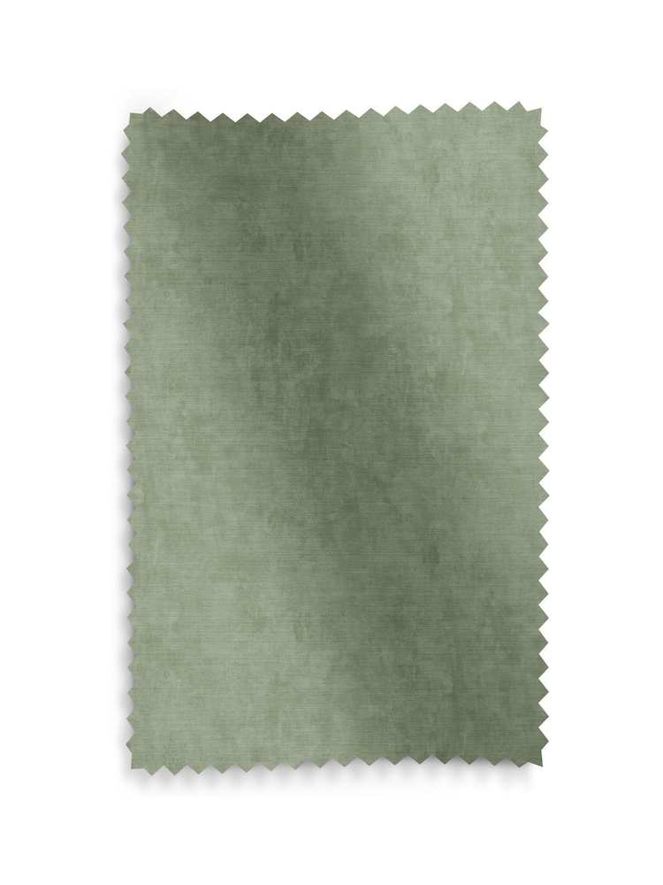 Graham & Brown Sage Green Organdy Silk Made to Measure 100% Cotton Roman Blind - Image 5 of 5