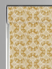 Graham & Brown Ochre Yellow Hopwood Cottage Made to Measure 100% Cotton Roman Blind - Image 4 of 5