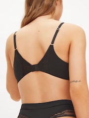 Zwart - KBX Charlotte Brushed Padded T-Shirt Non-Wire Bra - Image 2 of 6
