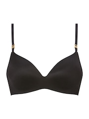 Zwart - KBX Charlotte Brushed Padded T-Shirt Non-Wire Bra - Image 6 of 6