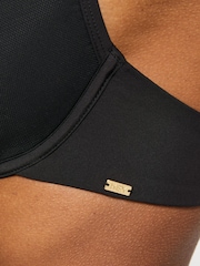 KBX Black Billie Wave Embroidery Padded Plunge Bra - Image 5 of 6