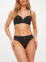 KBX Black Charlotte Brushed Padded T-Shirt Strapless Bra - Image 1 of 7