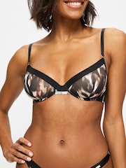 KBX Brown Alice Lace High Rise Brazilian Knickers - Image 1 of 6
