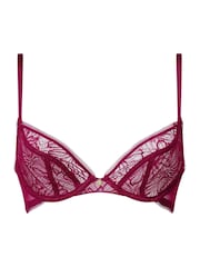 KBX Red Alice Lace Non-Pad Plunge Bra - Image 5 of 5