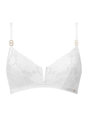 KBX White Dolly Floral Lace Bandeau Bra - Image 6 of 6
