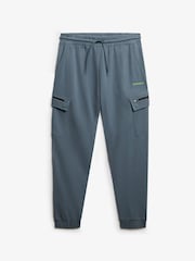 Superdry Blue Tech Logo Cargo Joggers - Image 6 of 7