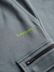 Superdry Blue Tech Logo Cargo Joggers - Image 7 of 7