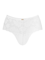 KBX White Dolly Floral Lace G-Shortie Thong - Image 6 of 6