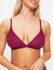 Kırmızı - KBX Alice Dantel Üçgen Bralet - Image 3 of 5