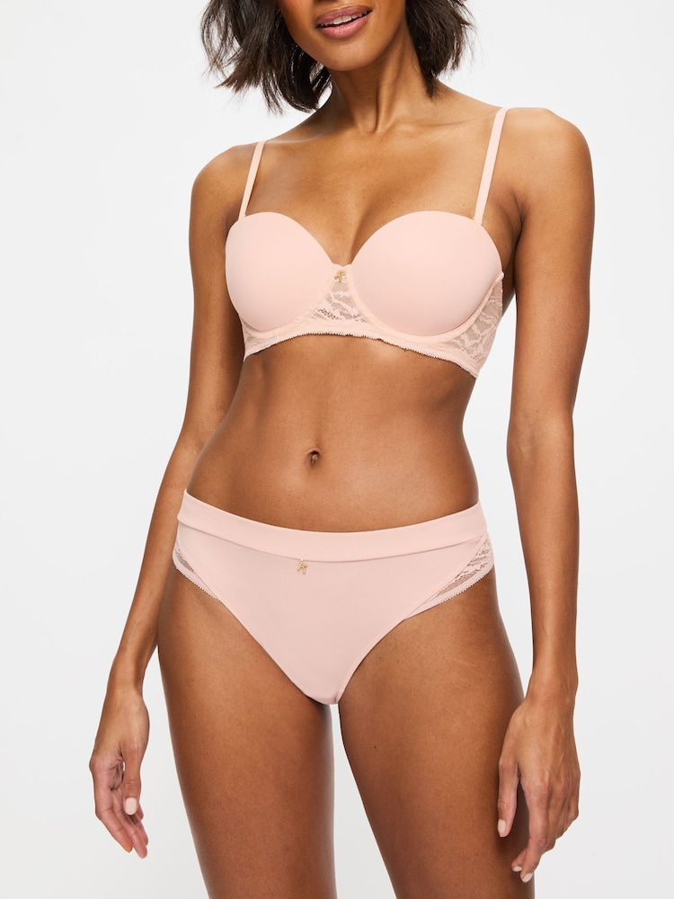 KBX Pink Charlotte Brushed Brazilian Knickers - Image 3 of 7
