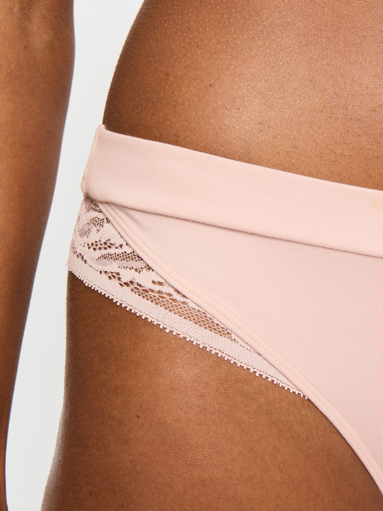 KBX Pink Charlotte Brushed Brazilian Knickers - Image 6 of 7