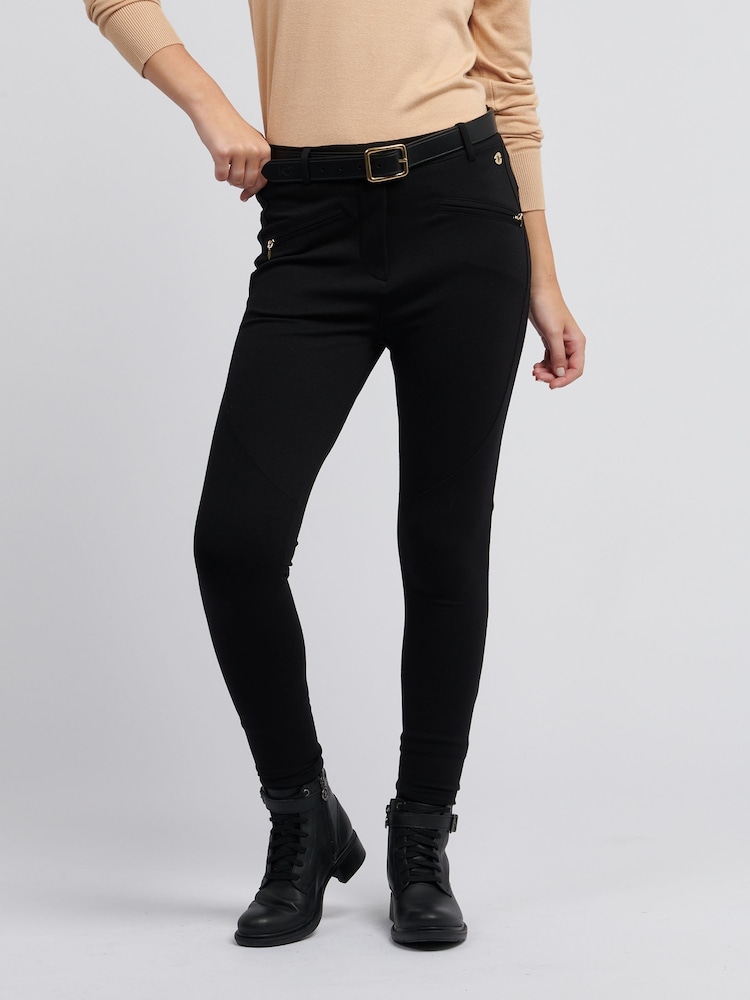 U.S. Polo Assn. Black Natural Womens Stretch Contour Smart Trousers - Image 1 of 10
