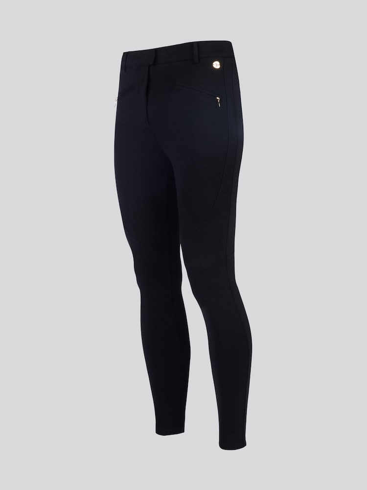 U.S. Polo Assn. Black Natural Womens Stretch Contour Smart Trousers - Image 7 of 10