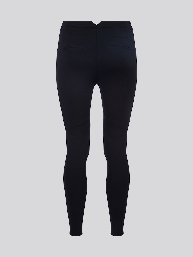 U.S. Polo Assn. Black Natural Womens Stretch Contour Smart Trousers - Image 8 of 10