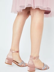 Sandalias de vestir con tacón cuadrado bajo de Lipsy - Imagen 2 de 4