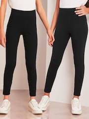 Lipsy – lange Leggings im 2er-Pack (2–16 J.) - Bild 1 von 4