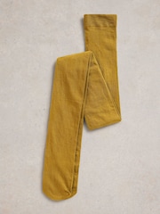White Stuff Yellow Patty Plain Tights - Image 1 of 2