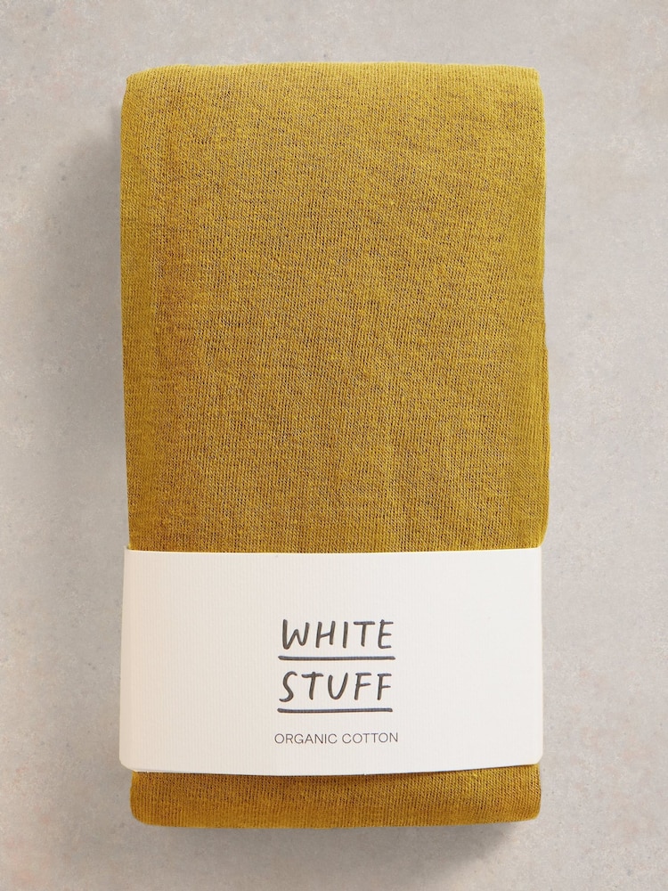 White Stuff Yellow Patty Plain Tights - Image 2 of 2