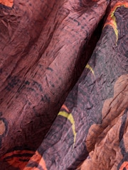 Multi Crinkle Satin Wide Leg Trousers - Image 4 of 4