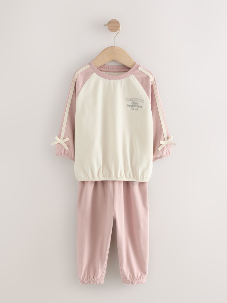 Pink/Navy Washington Print - Pack de 3 pijamas con pantalones de chándal (9 meses-8 años) - Imagen 2 de 8 Pink/Navy Washington Print - Pack de 3 pijamas con pantalones de chándal (9 meses-8 años) - Imagen 2 de 8