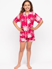 طقم بيجاما بشورت مطبوعة مزينة بطبعة Minijammies من Cyberjammies - صورة 1 من 4